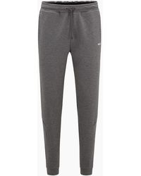 BOSS - Hadiko Solid Patterned Slim Joggers - Lyst
