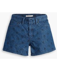 Levi's - Levi's Wellthread 80S Mom Short Flowe - Lyst