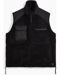 Taion - Military Pile Fleece High Neck Vest - Lyst