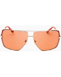 Guess - Matte Design Sunglasses - Lyst
