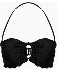 BOSS - Ruffle Bikini Top - Lyst