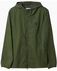 Pretty Green - Feltham Hooded Khaki Jacket - Lyst