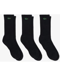 Lacoste - 3-Pack Long Sport Socks - Lyst