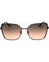 Guess - Shiny Framed Sunglasses - Lyst
