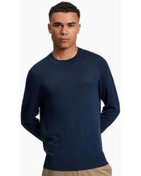 Ben Sherman - Merino Crew Neck Knitwear Jumper - Lyst