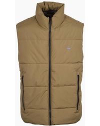 Fynch-Hatton - Fynch-Hatton Gilet Oak - Lyst