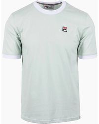 Fila - Marconi Essential Ringer T-Shirt Surf Spray - Lyst