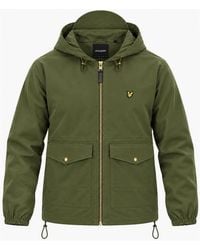 Lyle & Scott - Lyle & Scott Waxed Hooded Utility Jacket True - Lyst