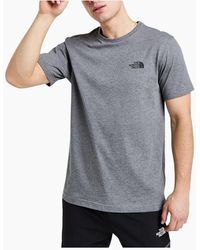 The North Face - T-Shirt T Shirt Simple Dome Sports Cotton Casual Crew Neck - Lyst