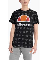Ellesse - Miru T Shirts Crew Neck Short Sleeve Cotton Summer Holiday Tee New - Lyst