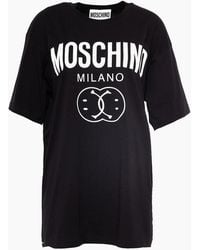 Moschino - Double Smiley Oversize T-Shirt - Lyst