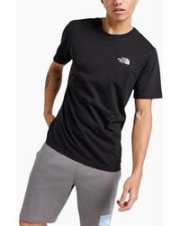 The North Face - T Shirts Simple Dome Crew Neck Sports Cotton T-Shirt - Lyst