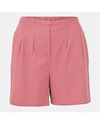 Vero Moda - Jesmilo Solid Bermuda Shorts - Lyst