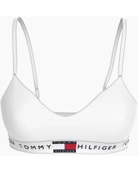 Tommy Hilfiger - Heritage Cotton Push-Up Bralette - Lyst