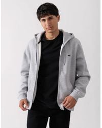 Lacoste - Fleece Full-Zip Hoodie - Lyst