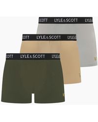 Lyle & Scott - Barclay Plain Design Boxer Briefs - Lyst