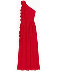 Ro&zo - Isla Corsage One Shoulder Dress - Lyst