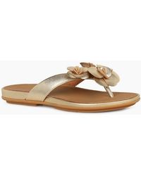 Fitflop - Gracie Flower Toe Post Sandals - Lyst