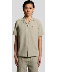 Lyle & Scott - Short Sleeve Crinkle Resort Shirt - Lyst