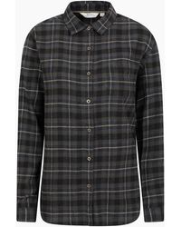 Mountain Warehouse - Ladies Balsam Brushed Flannel Longline Shirt - Lyst
