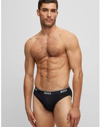 BOSS - Boss 3 Pack Power Briefs Nos - Lyst