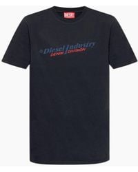 DIESEL - Industry Denim Division Logo T-Shirt - Lyst