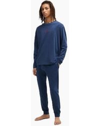 BOSS - Laze Hooded Solid Patterned Jacket - Lyst