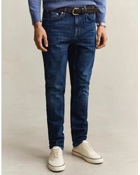 GANT - Slim Fit Jeans - Lyst