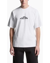 DSquared² - T Shirts Drop Shoulder Cotton Tee - Lyst