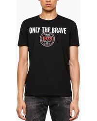 DIESEL - T Diegos K35 T Shirt Crew Neck Short Sleeve Casual Summer Cotton - Lyst