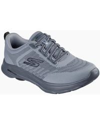 Skechers Go Walk - 8 Day Textile Standard Trainers - Lyst