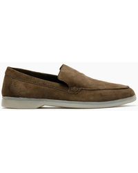 Hudson Jeans - Sydnee Khaki Suede Loafer - Lyst