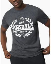 Lonsdale London - T Shirts Box Logo Tee Crew Neck Short Sleeve Summer Basic T Shirt - Lyst