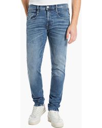 Replay - Hyperflex Anbass Slim Tapered Jeans - Lyst