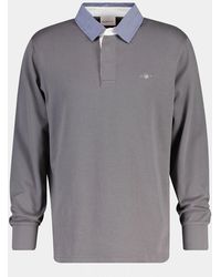 GANT - Regular Fit Chambray Heavy Rugger - Lyst