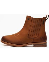 Cotswold - Didbrook Waterproof Leather Ankle Boots Tan - Lyst