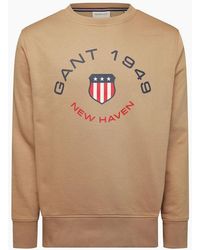 GANT - Graph Crewneck - Lyst