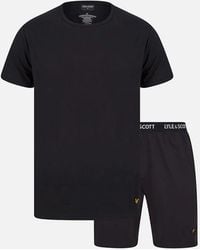 Lyle & Scott - Charlie T-Shirt & Shorts Lounge Set - Lyst