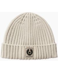 Belstaff - Watch Beanie Hat Pale Stone - Lyst