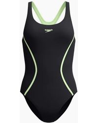 Speedo - Ladies Splice Medalist One Piece Swimsuit - Lyst