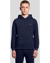 Lyle & Scott - Sports Brushback Fleece Hoodie - Lyst