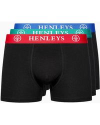 Henleys - Primas Boxers 3Pk - Lyst