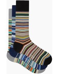 Paul Smith - Signature Stripe Socks 3 Pack Stripe - Lyst