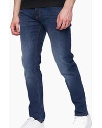 Henleys - Mayhen Slim Fit Jeans Dark Wash - Lyst
