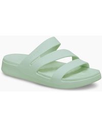 Crocs™ - Getaway Strappy Eva Mint Tint Sandals - Lyst