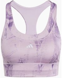 adidas - Ladies Snakeskin Pocket Sports Bra - Lyst