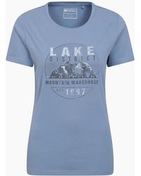 Mountain Warehouse - Ladies Lake District Printed T-Shirt - Lyst