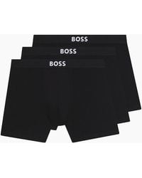 BOSS - Boss One 3 Pack Cotton Stretch Boxer Brief - Lyst