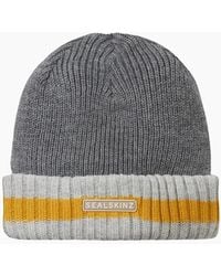 SealSkinz - Holkham Waterproof Striped Roll Cuff Beanie - Lyst