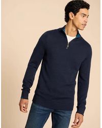 White Stuff - Newport Merino Funnel Knit Dark - Lyst